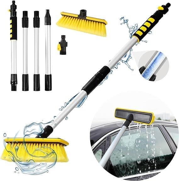 Telescopic Aluminium High Quality Solar Panel Cleaning Brush IMPORTED 12ft/ 5.5ft