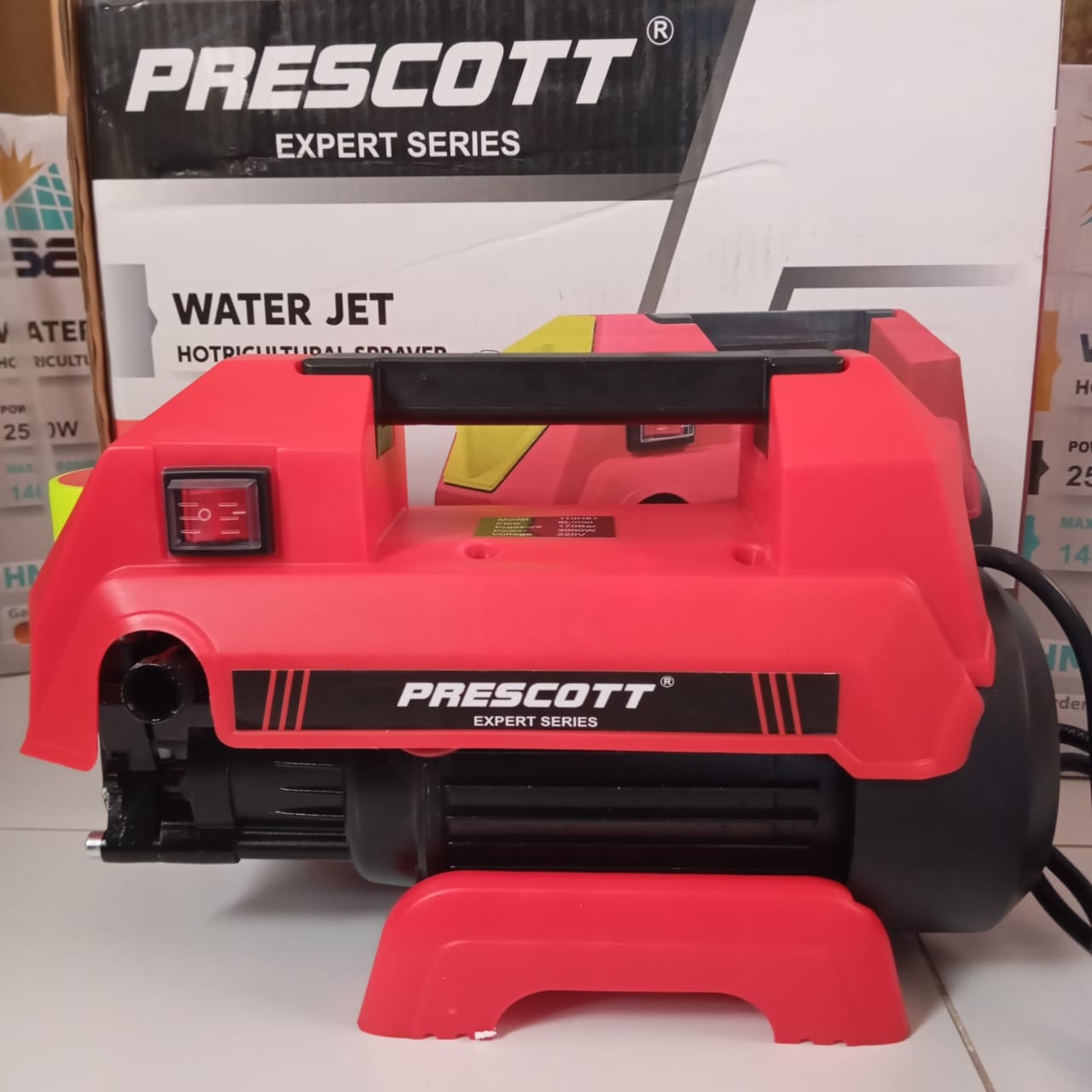 Prescott Water Jet High Pressure Washer Induction Motor - Induction Motor - 3000W - 170Bar - Water From & Tap Self Suction System - Copper Motor